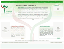Tablet Screenshot of agrocel.co.in